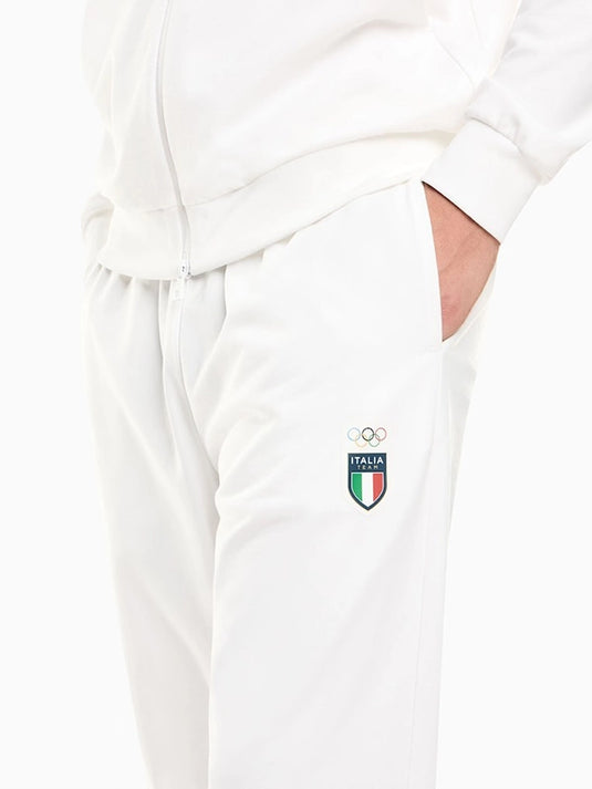 Team Italy Olympic 2026 inspired EA7 Emporio Armani tracksuit recreated in a clean white look