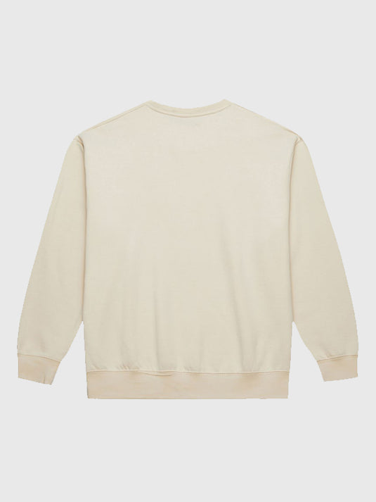 Los Angeles Dodgers Mitchell & Ness 2025 World Series Champions Arch Logo Cream Sweatshirt.