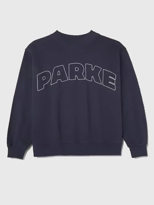 Parke x Target Mockneck Sweatshirt featuring cozy interior, ribbed trims, and modern understated styling
