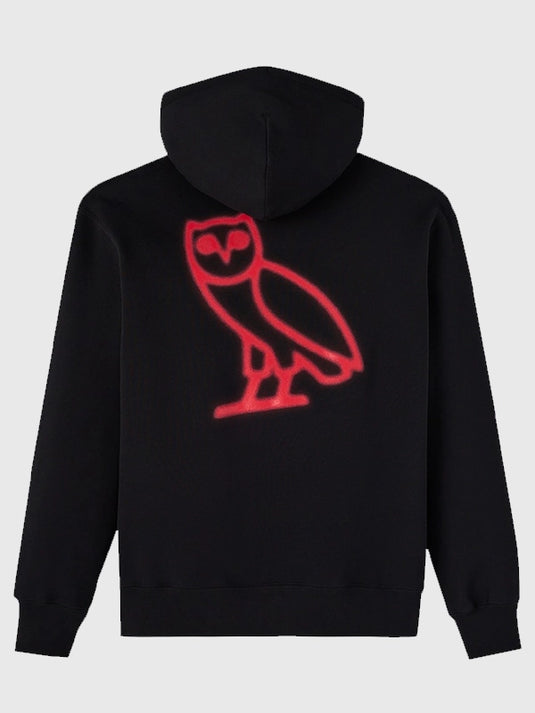 Recreated New World Order full-zip hoodie in black reflecting OVO and WWE streetwear influence