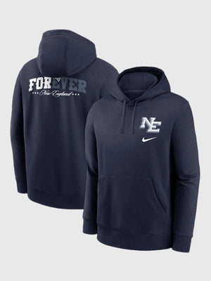Recreation New England Patriots Nike Rivalries Collection hoodie in navy designed with a classic fit and comfortable fleece construction