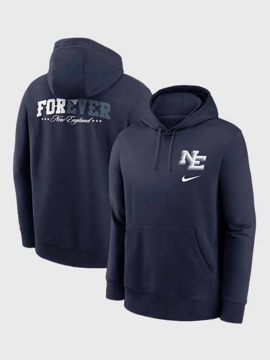 Recreation New England Patriots Nike Rivalries Collection hoodie in navy designed with a classic fit and comfortable fleece construction