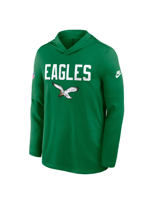 Nick Sirianni Eagles Kelly Green Long Sleeve Hoodie T-Shirt