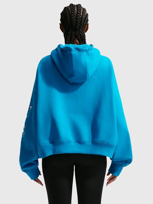 Recreated Nike ACG Team USA Olympic 2026 hoodie in blue with oversized fit and fleece construction