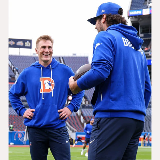 Nike Royal Denver Broncos Sideline Standard Issue Alt 2 Dri-FIT Hoodie featuring a modern athletic fit and premium team detailing.
