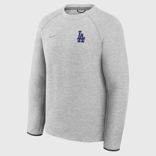 Recreation Nike Dodgers Grey Tech Fleece Sweatshirt built for lightweight warmth and daily wear.