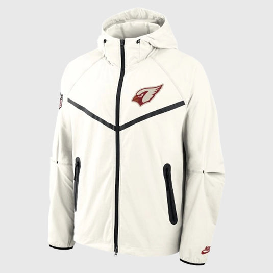 2025 Arizona Cardinals Rivalries Collection cream tech jacket by Nike designed for all-day comfort and style.