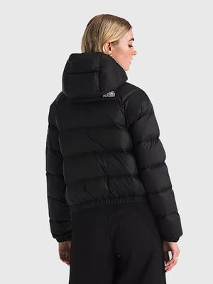 RECREATED The North Face Hydrenalite Down Hooded Puffer Jacket showcasing a sleek quilted design with modern outdoor styling