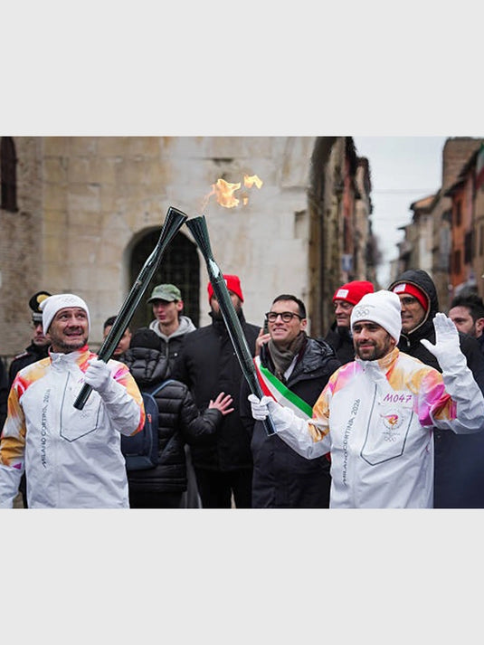 Milano Cortina 2026 Winter Olympics recreation jacket in white combining everyday comfort and athletic outerwear style