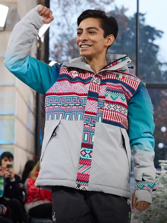 Recreated Milano Cortina 2026 Team Mexico hooded jacket by Charly featuring a unisex sporty design