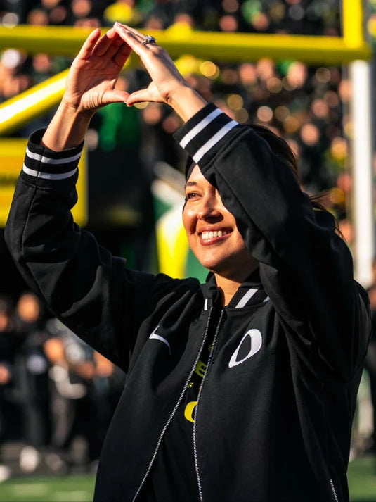 Oregon Ducks Bomber Jacket by Nike designed for comfort and durability