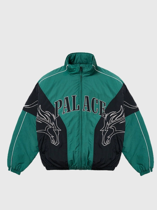 RECREATED Palace Skateboards 2026 Horses full-zip unisex jacket with bold streetwear and skate-inspired detailing