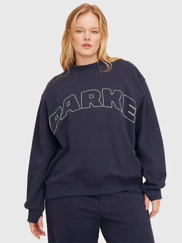 Parke Target Mockneck Pullover crafted with premium fabric, structured silhouette, and subtle branding accents