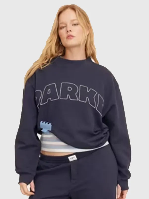 Target x Parke Pullover Sweatshirt with mockneck design, comfortable texture, and versatile casual appeal