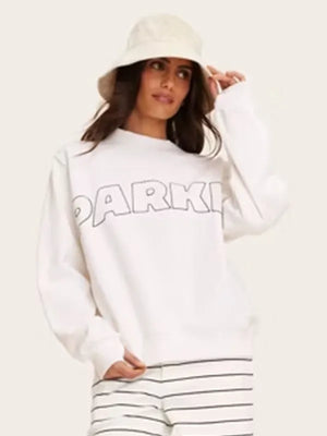 Parke x Target Mockneck Sweatshirt featuring cozy interior, ribbed trims, and modern understated styling