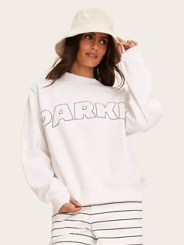 Parke x Target Mockneck Sweatshirt featuring cozy interior, ribbed trims, and modern understated styling