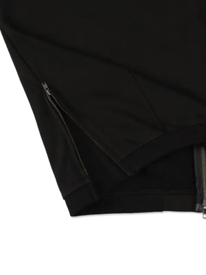 Black zip-up hoodie recreation combining PlayStation design elements with Wind and Sea comfort