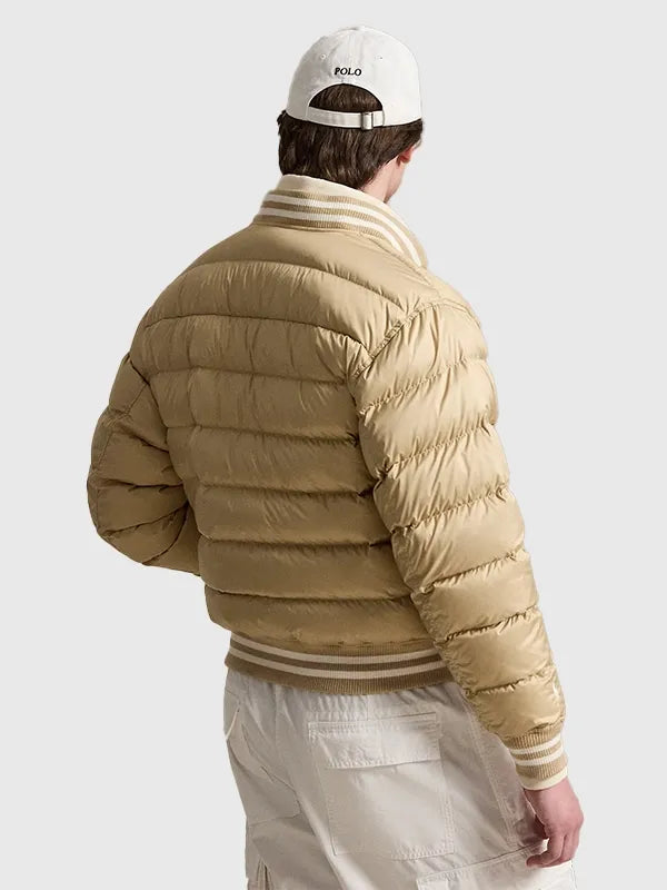 2026 Polo Ralph Lauren Puffer Jacket crafted with quilted texture, smooth finish, and subtle letter detailing