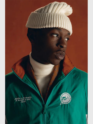 Stylish Pompeii x Miami Dolphins 2025 track jacket designed for everyday wear and team spirit.