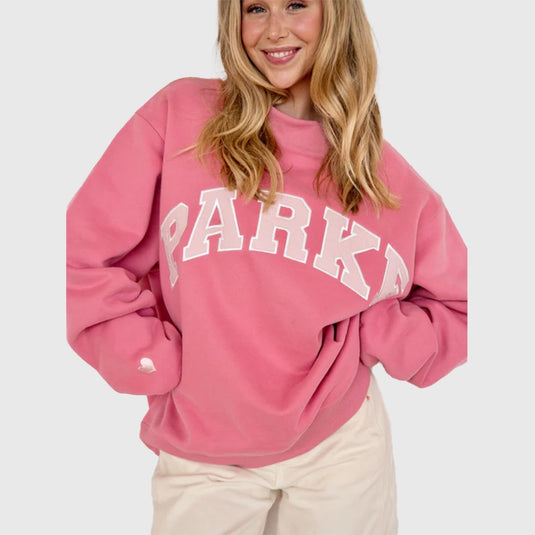 Preorder Pink Aid x Parke Mockneck Sweatshirt