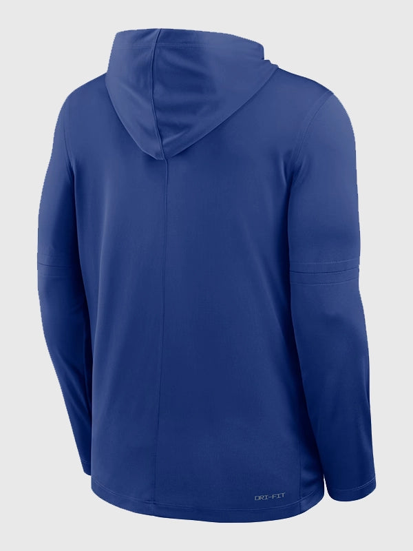 Recreated Nike Dri-FIT Puerto Rico WBC 2026 long-sleeve hoodie T-shirt with breathable material and printed team design