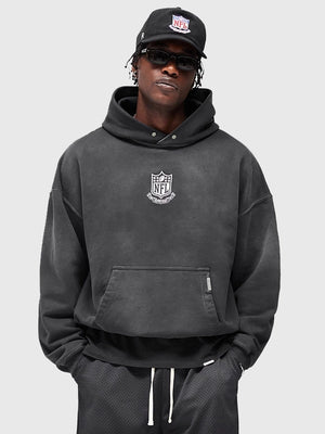 2026 Fanatics x Represent Shield Hoodie crafted in soft brushed fleece with minimalist branding and structured everyday comfort