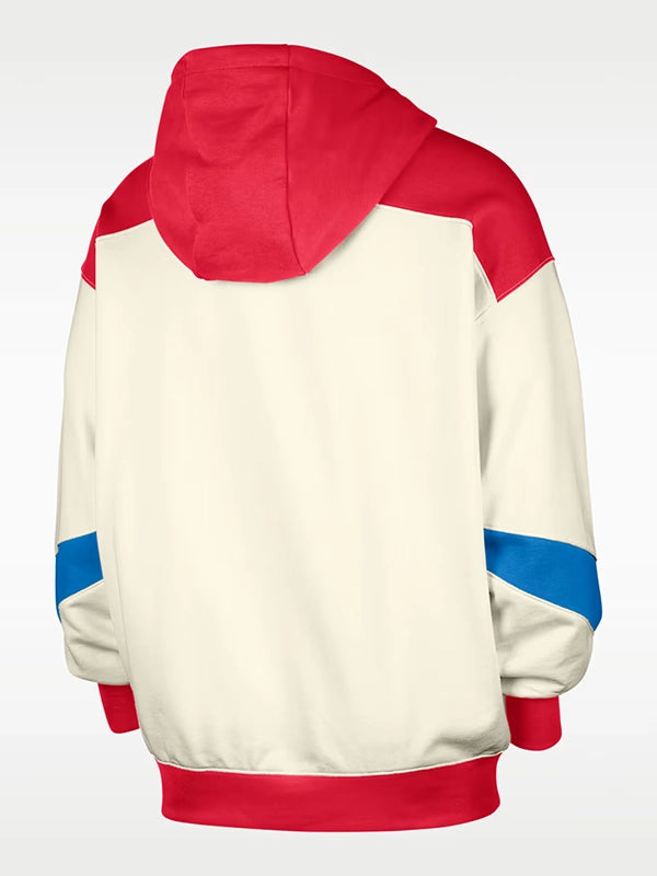 WNBA Nike Legends fleece hoodie recreated in beige with comfortable build and minimal performance-driven design