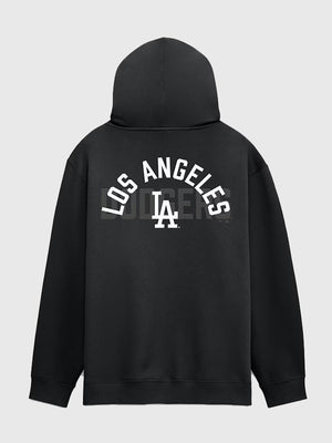 Los Angeles Dodgers Fanatics Pullover Hoodie featuring clean blackout design and comfortable everyday streetwear feel