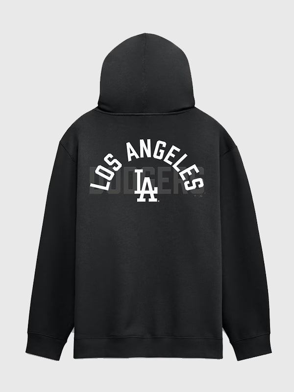 Los Angeles Dodgers Fanatics Pullover Hoodie featuring clean blackout design and comfortable everyday streetwear feel