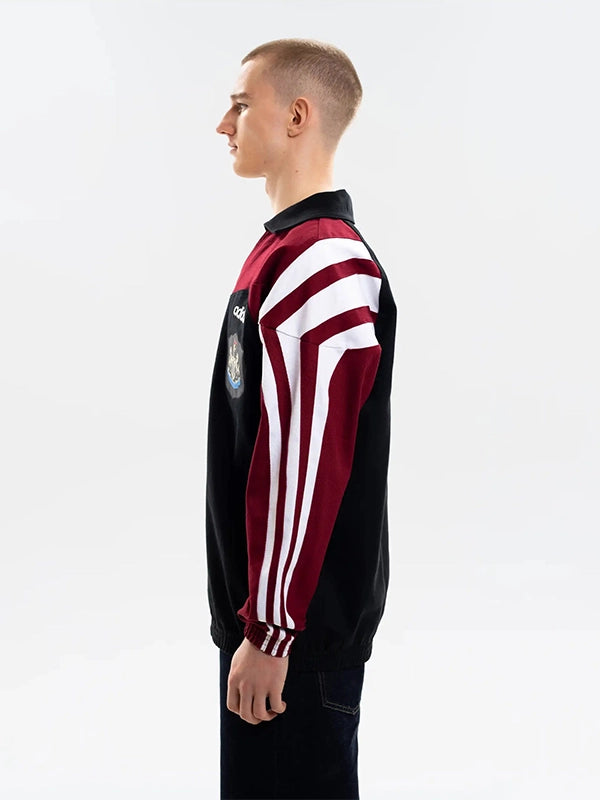 Adidas x Newcastle United inspired drill top reflecting the iconic 1995/96 season design