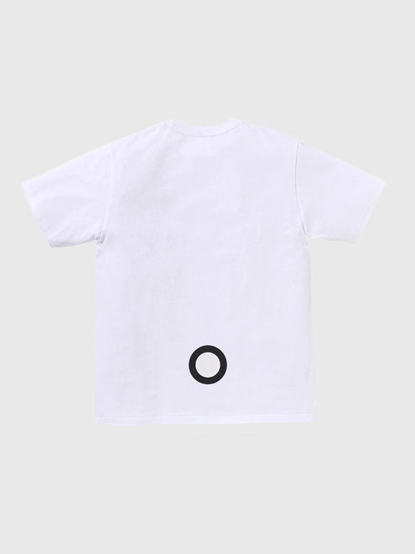 White A Bathing Ape Hello Kitty 2026 tee crafted from soft cotton with relaxed unisex silhouette