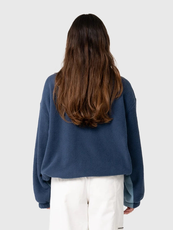 Unisex zip-through sherpa fleece jacket by Rusty 2026 Two Tides, RECREATED with warm insulation, cozy texture, and casual layering silhouette