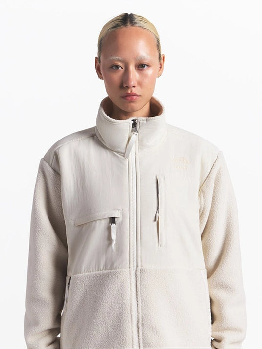 The North Face x SKIMS 1995 Denali fleece jacket recreation designed with a structured and cozy fit