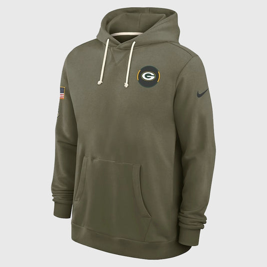 Matt LaFleur Green Bay Packers Salute to Service 2025 Hoodie