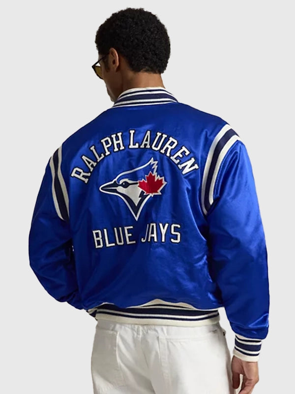 Toronto Blue Jays Ralph Lauren MLB Collection jacket recreated with premium materials and classic silhouette