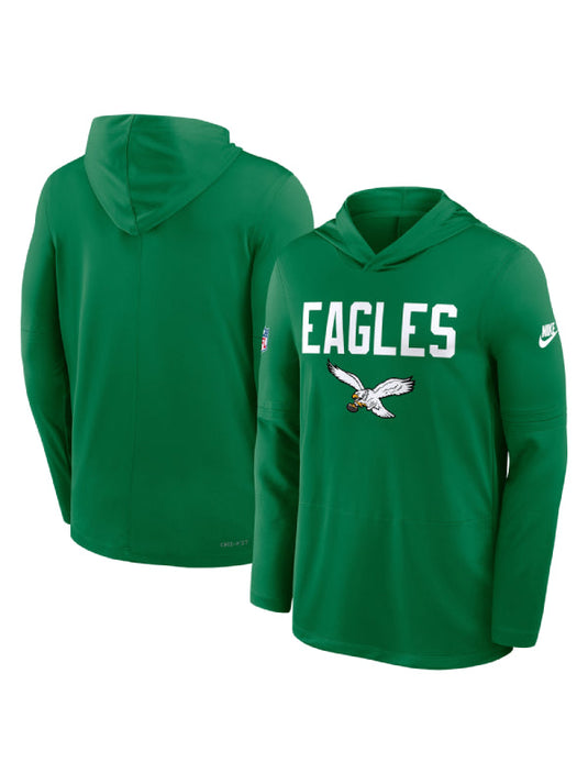 Nick Sirianni Eagles Kelly Green Long Sleeve Hoodie T-Shirt
