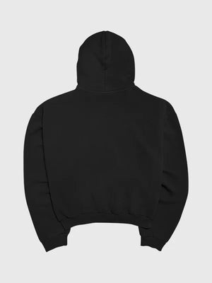 Justin Bieber Skylrk Biebervelli hoodie recreated in black with comfortable build and modern casual styling