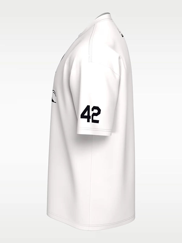 Sportswear Club Jackie Robinson Tee by Nike featuring soft-touch fabric and a comfortable standard fit