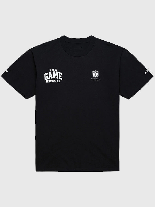 Black Roc Nation x Paper Planes Super Bowl LX 2026 t-shirt recreated with bold screen-printed graphics and soft cotton jersey inspired by the NFL collaboration.