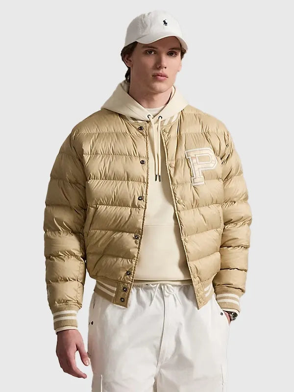 Polo Ralph Lauren 2026 Quilted Colden Letter Puffer Jacket featuring insulated construction and refined heritage-inspired detailing