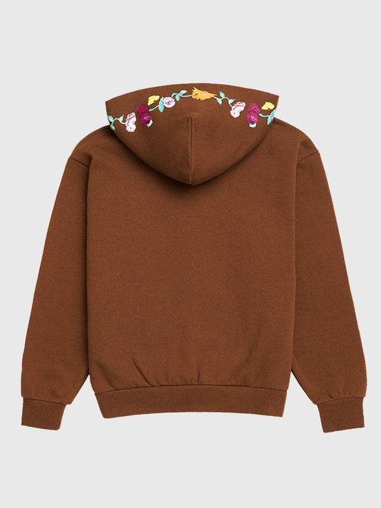 Taylor Swift acoustic piano-themed brown zip-up hoodie in a recreated 2025 style.
