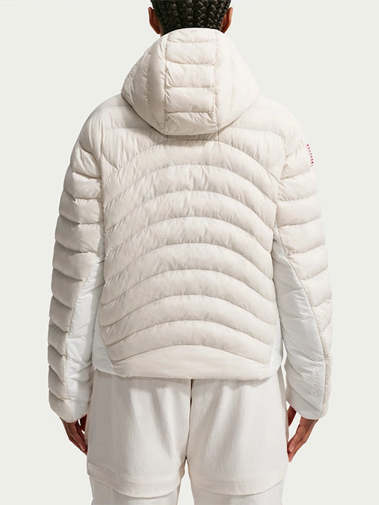 White insulated puffer jacket recreated in Nike ACG style inspired by Team USA Winter Olympic 2026