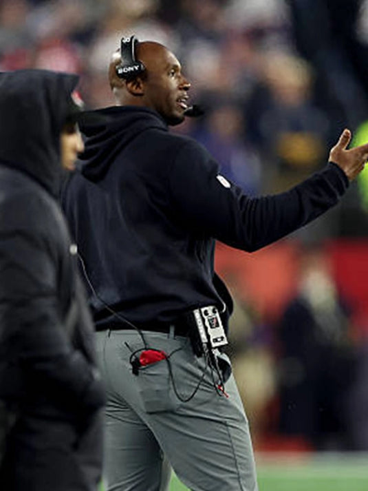 Houston Texans Nike club hoodie in navy blending sideline comfort with modern NFL coach energy