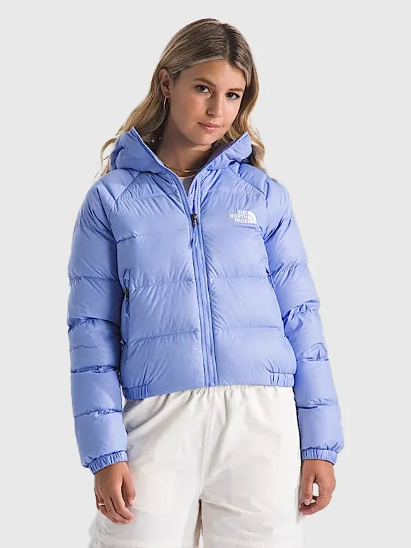 RECREATED The North Face Hydrenalite Down Puffer Hoodie Jacket designed with a quilted construction and warm insulated comfort
