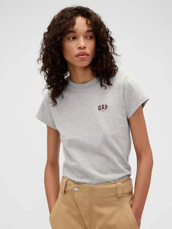 Gap x Victoria Beckham Logo T-Shirt 2026 featuring soft cotton fabric and clean collaborative logo print