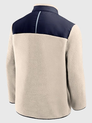 Recreation Milano Cortina 2026 Olympics unisex jacket in cream featuring lightweight microfleece fabric