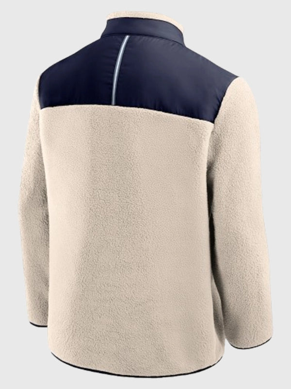 Recreation Milano Cortina 2026 Olympics unisex jacket in cream featuring lightweight microfleece fabric