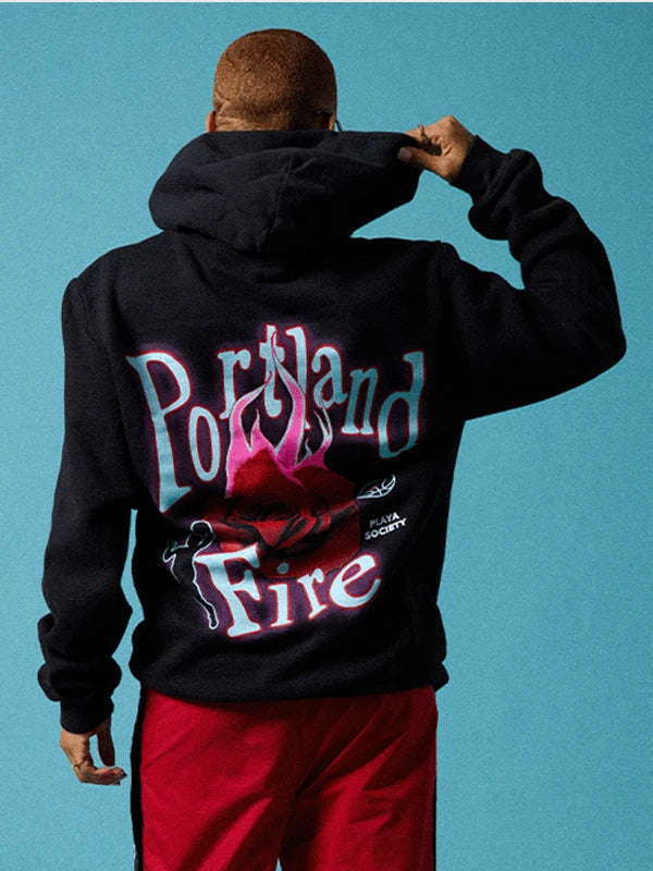 Playa Society WNBA Portland Fire Hoodie