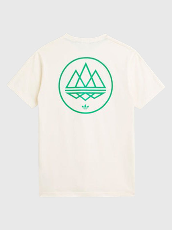 Adidas RECREATED Celtic FC SPZL t-shirt in off white designed with modern streetwear-inspired silhouette