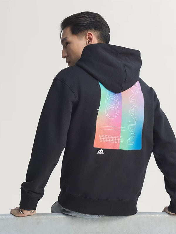 Adidas Teamgeist Pullover Hoodie crafted with smooth fabric, ribbed trims, and modern racing-inspired detailing